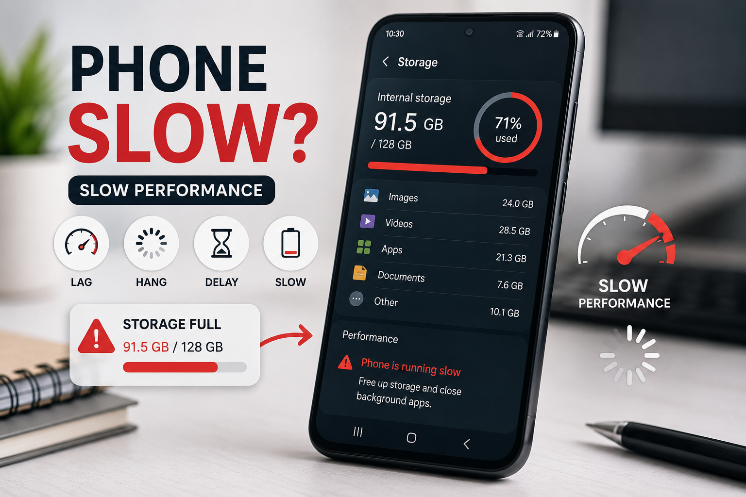 Phone slow fix tips