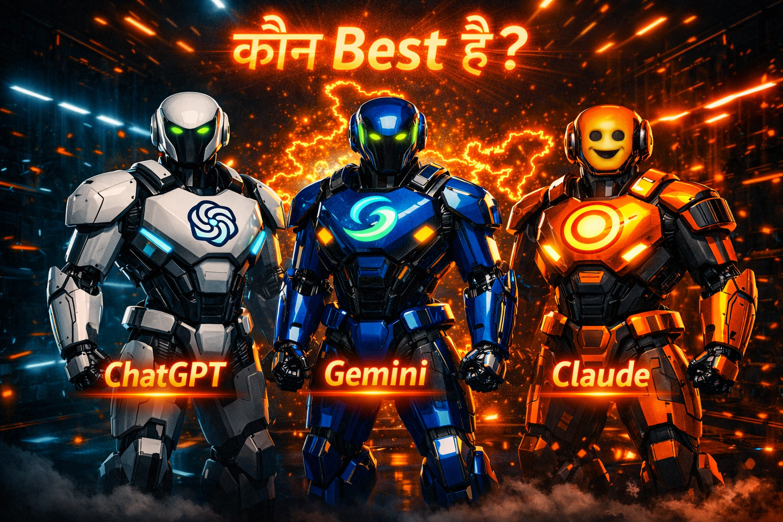 ChatGPT vs Gemini vs Claude — India 2026: Kaun Best Hai?