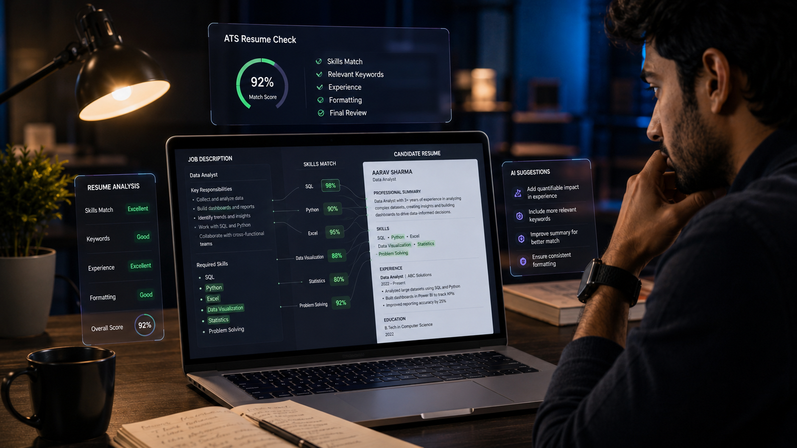 AI se resume kaise banaye: ATS-friendly resume बनाने का workflow