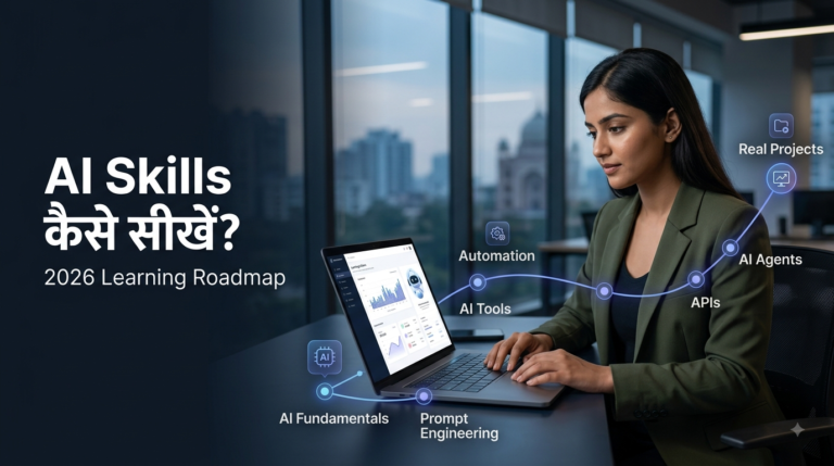 AI Skills कैसे सीखें? 2026 में Beginner से Expert बनने का पूरा Roadmap
