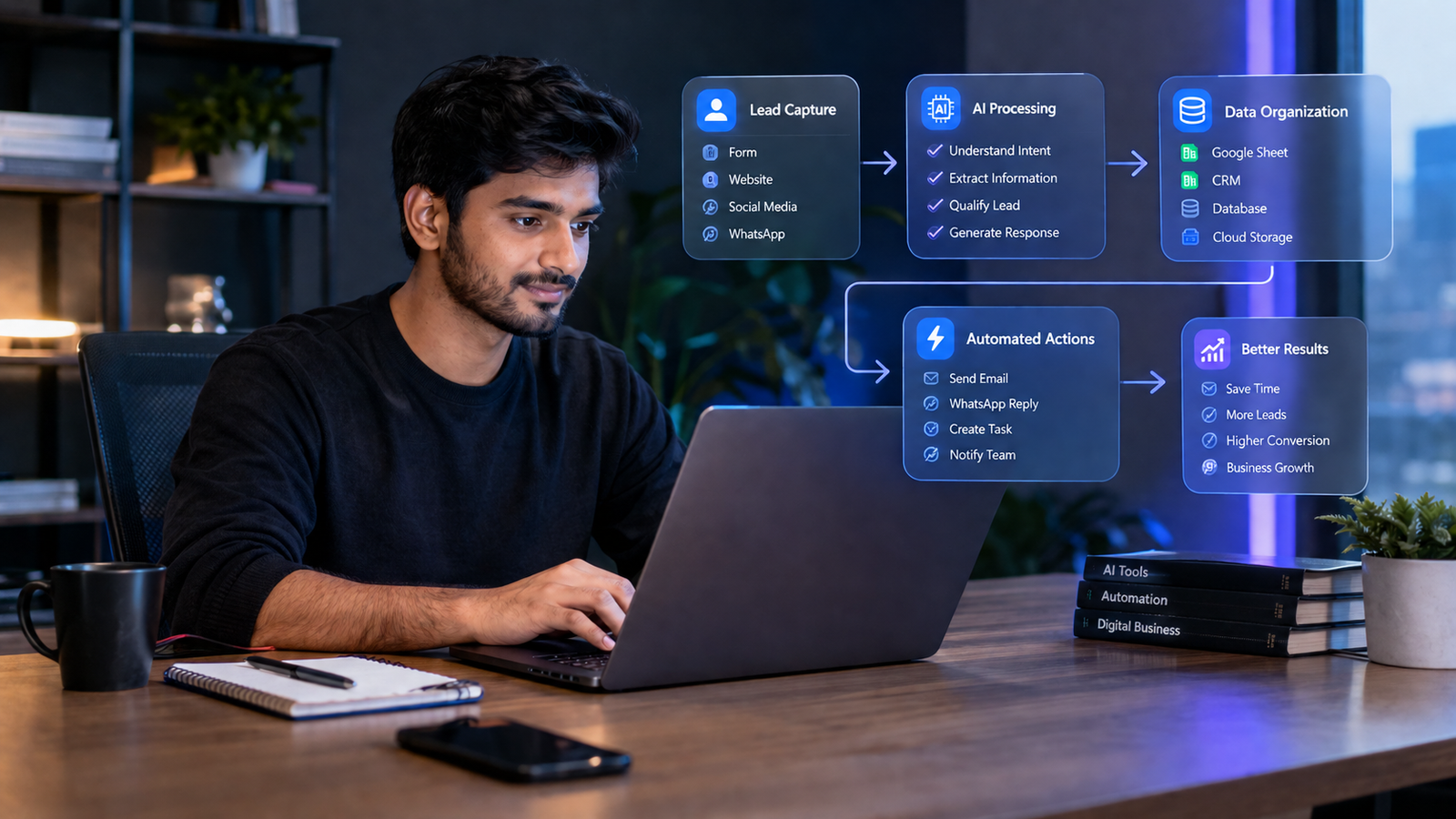 AI automation se paise kaise kamaye 2026 complete beginner guide