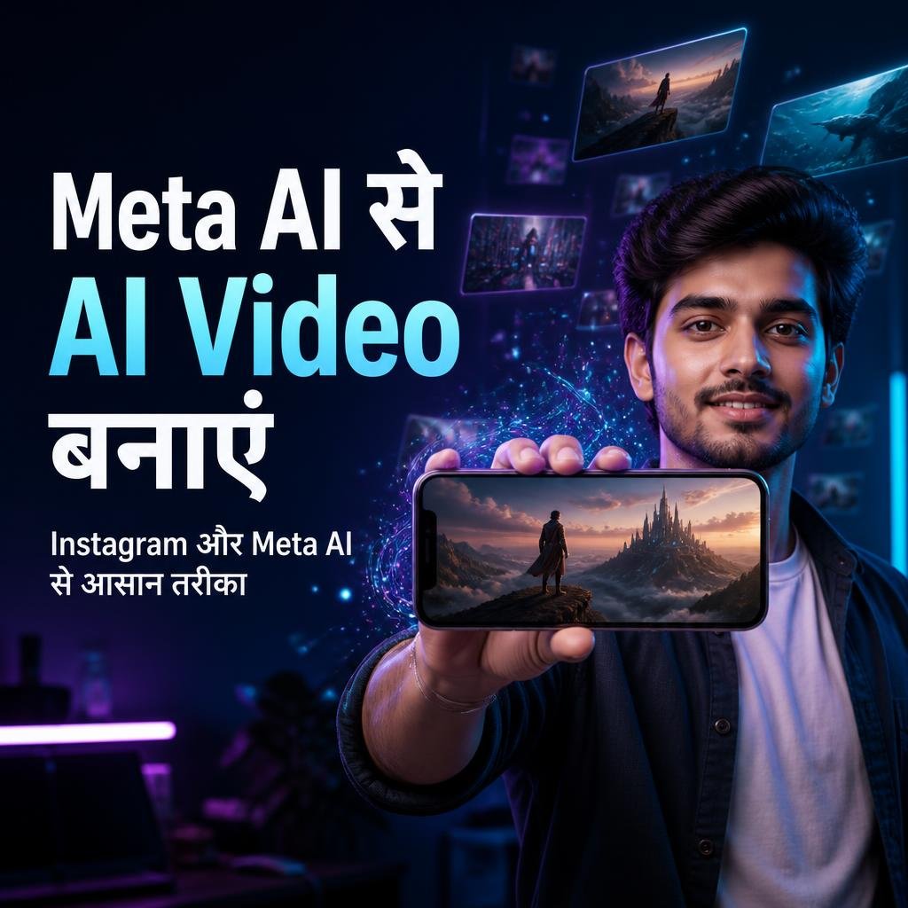 Meta AI se AI video kaise banaye Instagram aur Meta AI guide 2026